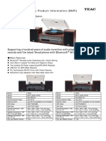 TEAC MC-D800 Product Information EN