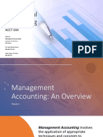 Chapter 1 Management Accounting An Overview