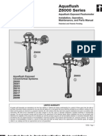 Zurn Aquaflush z6000 Manual