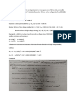 Transformer Numericals