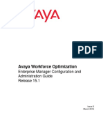 Avaya WFO V15.1 Enterprise Manager Configuration and Administration Guide