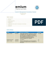 Risk Assessment & Management Committee Charter: Review History