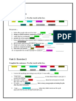 Unit 3 - Grammer - Vocabulary