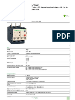 Product Datasheet: Tesys LRD Thermal Overload Relays - 16... 24 A - Class 10A