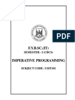 USIT101 Imperative Programming