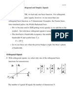 Orthogonal Biorthogonal and Simplex Signals