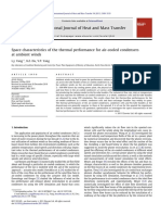 Space Characteristics of The Thermal Performance For Air-Cooled Condensers at Ambient Winds