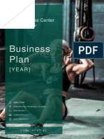 Gym Business Plan Example