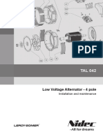 Leroy SOmer TAL042 Installation and Maintenance Manual