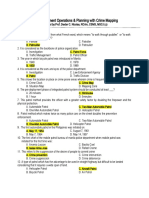 Key To Correction For Law Enforcement Operation Planning With Crime Mapping