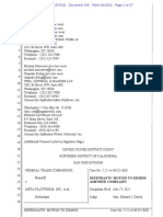 Meta Motion To Dismiss