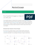 Electricalbaba Com Four Quadrant Chopper or Class e Chopper