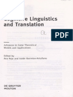 Cognitive Linguistics and Translation