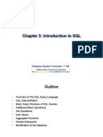 Chapter 3: Introduction To SQL