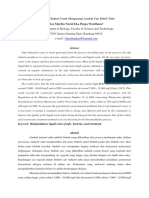 Dea Maylita NEPW - 1207020012 - Biologi A5 - Prasyarat UTS - Artikel Pemanfaatan Bakteri Untuk Mengurangi Limbah Cair Pabrik Tahu