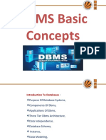 DBMS Basic Concepts