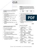 Focus2 2E Unit Test Vocabulary Grammar UoE Unit5 GroupB