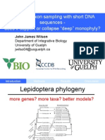 Increased Taxon Sampling With Short Molecular Sequences - Does It Support or Collapse Deep Monophyly in The Macrolepidopteran Phylogeny?