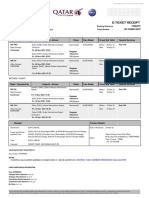 Abdoul Karim Itinerary Qatar Airways Flight Ticket