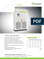 Growatt CP500-630TL-S Technical Specification