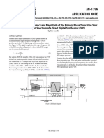 Predict The Frequency and Magnitude of The Primary Phase Truncation Spur