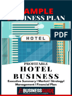 21.sample Hotel Business Plan