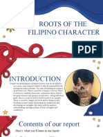 Roots of The Filipino Character