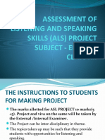 Assesment of Speaking of Listening Skills (Asl PPT) - 2