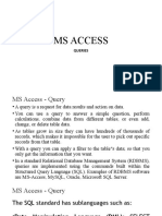 Ms Access Queries