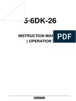 Dk-26 Instruction Manual (Operation) 【v03】