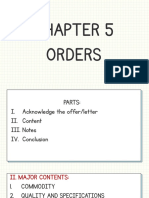 CH5 Orders