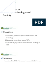 Introduction To Science, Technology, and Society - PPT