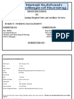 Hospital and Ancillary Services