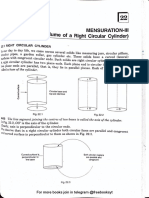 RD Sharma Class 8 Mensuration-Iii (Surface Area and Volume of A Right Circular Cylinder) - Watermark