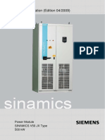 SINAMICS V50 - JX Power Module Electrical Installa - 200904