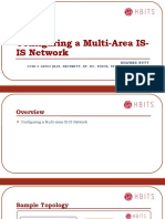 8 ConfiguringaMulti AreaIS ISNetwork