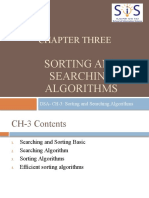 DSA-Chapter 3 - Sorting and Searching Algorithms