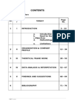 MBA - Madras Cement Project