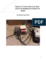 2016 09 05 Raspberry Pi Hadoop Setup v1