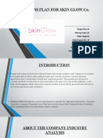 Business Plan For Skin Glow Company