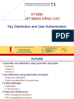 ET4280 ACN-04 Key Distribution and User Authentication