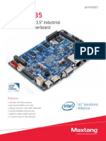 SBC-BYT35: Intel ® Bay Trail 3.5" Industrial Embedded Motherboard