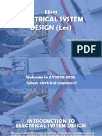 0 Introduction To Electrical System Design (Lec)