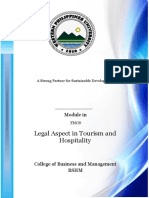 Module 2 Legal Aspects in Tourism & Hospitality