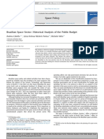 Brazilian Space Sector Historical Analysis of The Public Budget