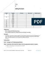 1 Subnetting Scenario