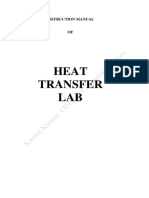 Heat Transfer Lab Manual