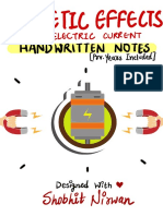 Magnetic Effects of Electric Current Shobhit Nirwan