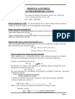 Module-1-Electrochemistry - Unit-1-Notes