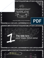 Hand Drawn Blackboard PowerPoint Templates